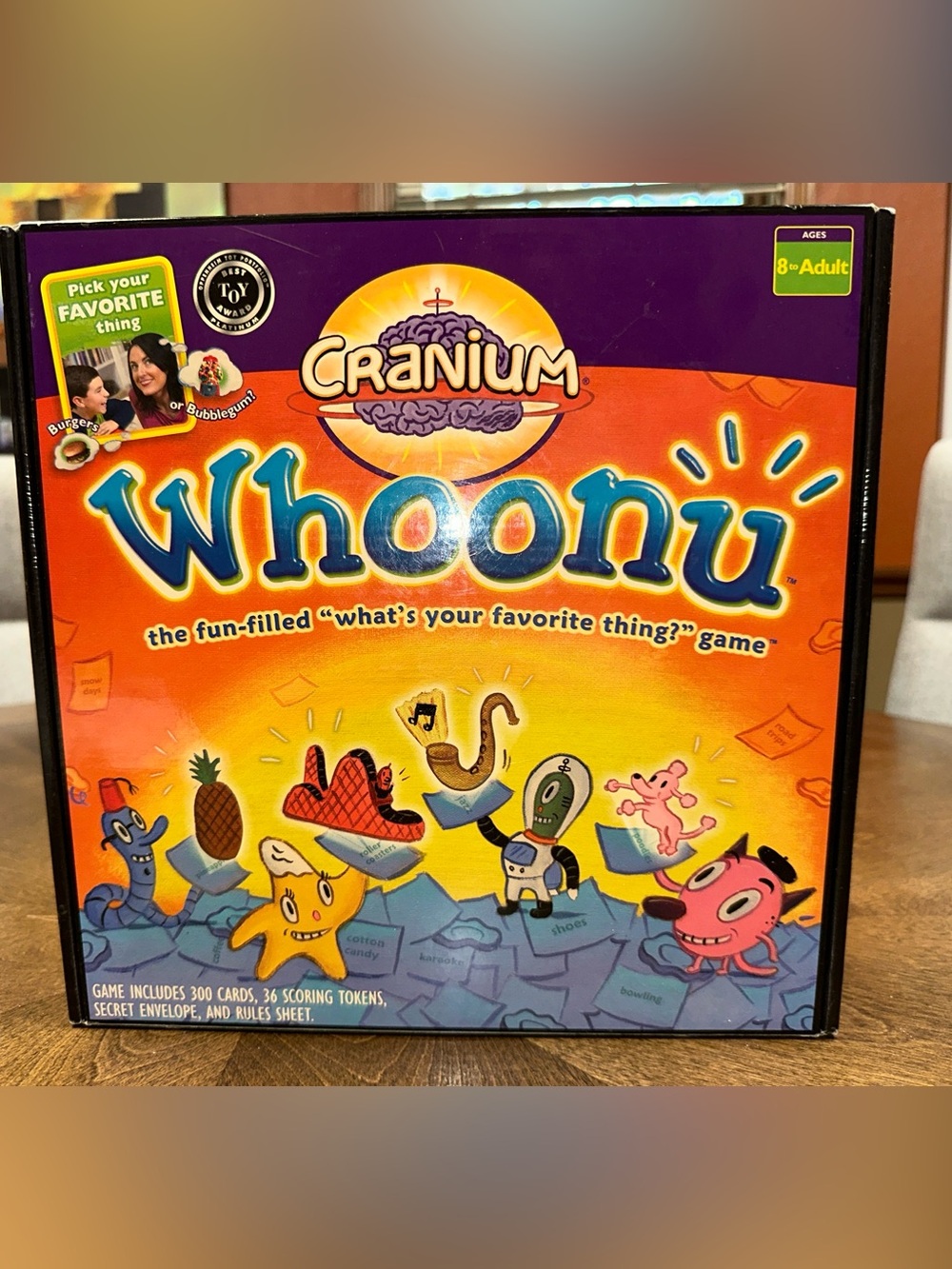 Whoonu Board Game Cranium 2005 Family Game Box 1 Sealed Cards 100% COMPLETE!